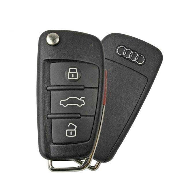 2006-2010 (OEM REFURB) Remote Flip Keys for Audi A3 - A4 | PN: 8E0-837-220-R | MYT4073A 2006-2010 (OEM REFURB) Remote Flip Keys for Audi A3 - A4 | PN: 8E0-837-220-R | MYT4073A